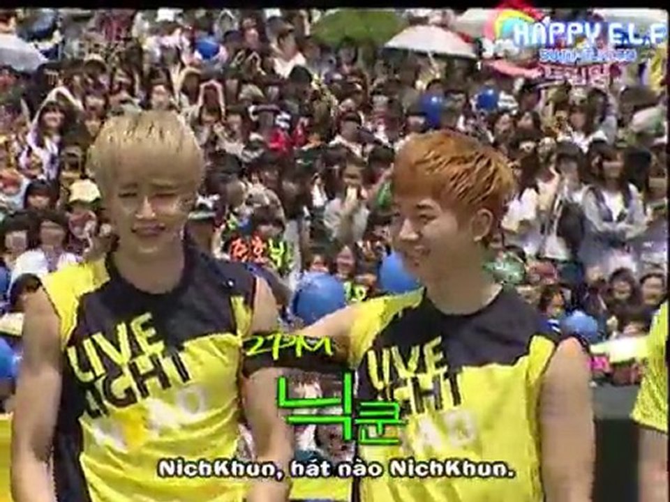 {HappyE.L.F's Vietsub} [100613] Let’s Go Dream Team Season 2 (Ep 3) (Part 1.7)