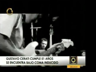 El rockero argentino Gustavo Cerati cumple 51 años el día de