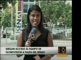 Globovisión no pudo acceder a evento del SENIAT en aduana pr