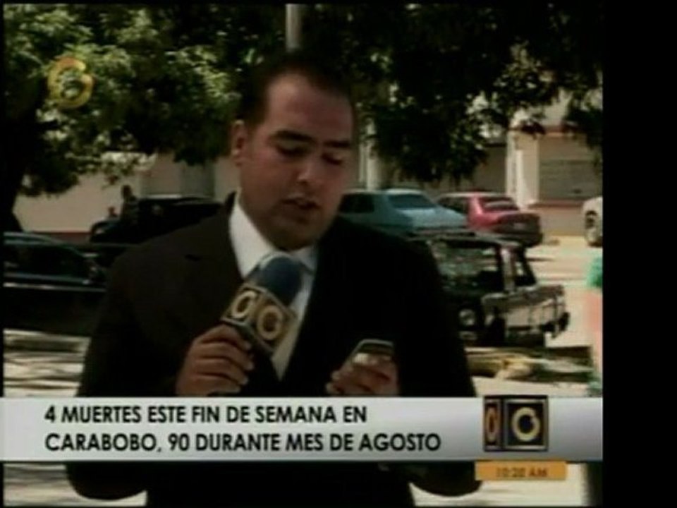 Información de las muertes violentas durante el fin de seman