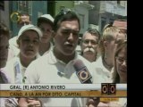 General retirado Antonio Rivero declara sobre sus intencione