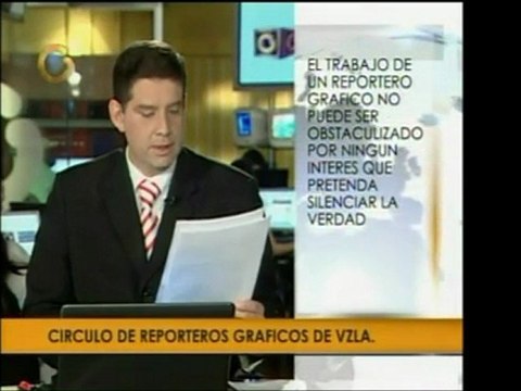 El Círculo de Reporteros Gráficos de Venezuela y el CNP resp