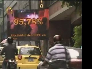 Sede del CICPC coloca pantalla gigante informando de cifras
