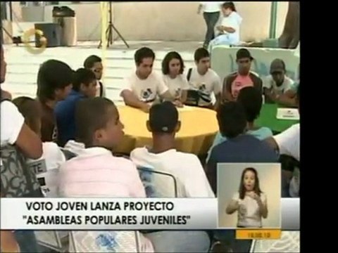 La ONG Voto Joven lanza proyecto Asambleas Populares Juveni