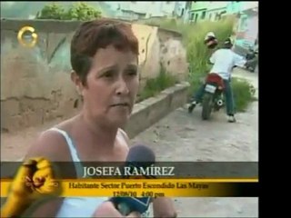 En Las Mayas, Sector Puerto Escondido, los habitantes viven