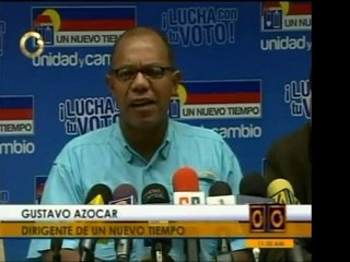 Un Nuevo Tiempo, en voz de Gustavo Azócar, rechaza medida de
