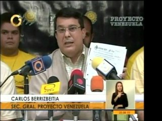 Sec. Gen. de Proyecto Venezuela denuncia incineración de 100