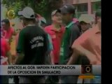 Se registraron hechos de violencia en centro electoral de Zu