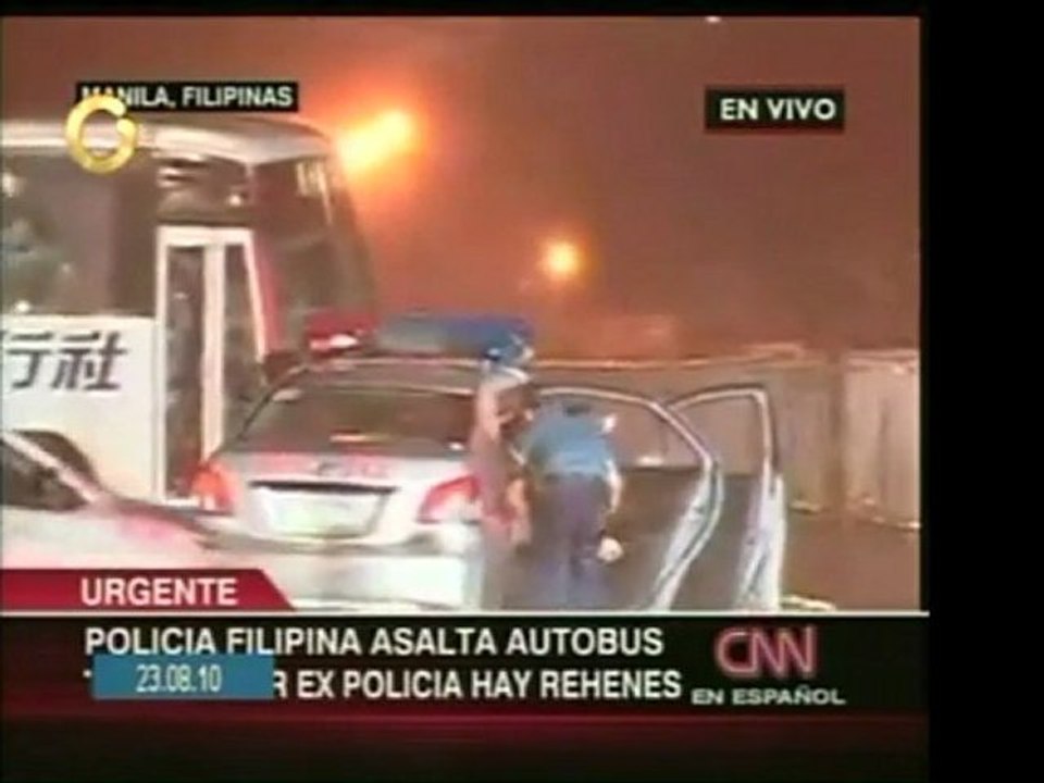 En Filipinas todos los pasajeros de un autobús fueron secues