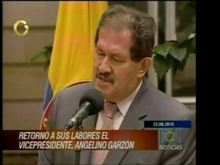 Vpdte. Colombiano Angelino Garzón rechaza petición de las FA