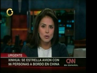 Avión de aerolínea china se precipita en el país asiático co