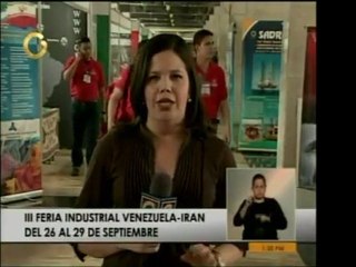 Tercera Feria Industrial Venezuela -  Irán mostrará avances