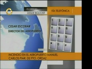 En Puerto Ordaz un incendio consumió el restaurant del Aerop