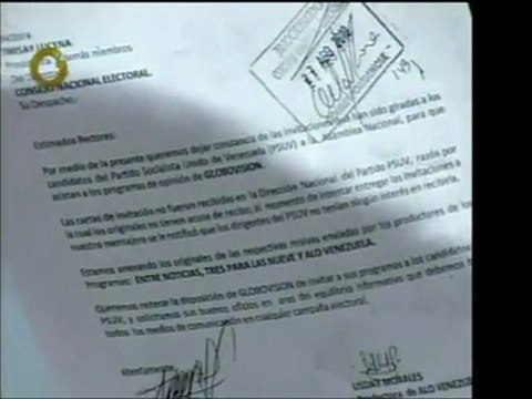 Candidatos del PSUV no quisieron recibir invitación para asi