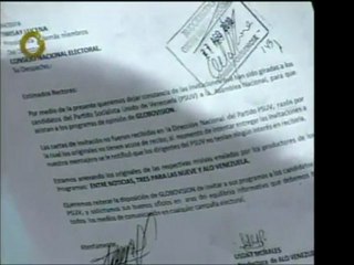 Candidatos del PSUV no quisieron recibir invitación para asi