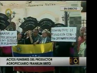 Antonio Ledezma declara desde el velorio de Franklin Brito