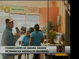 Comerciantes de la Av. Casanova, en Sabana Grande, Mun. Libe