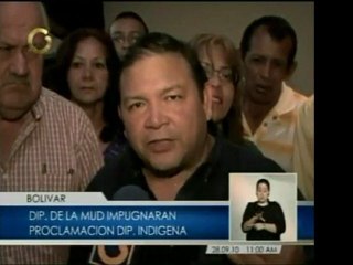 En Bolívar los candidatos electos al parlamento nacional dec