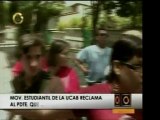 Movimiento estudiantil de la UCAB exigen que se cumplan las