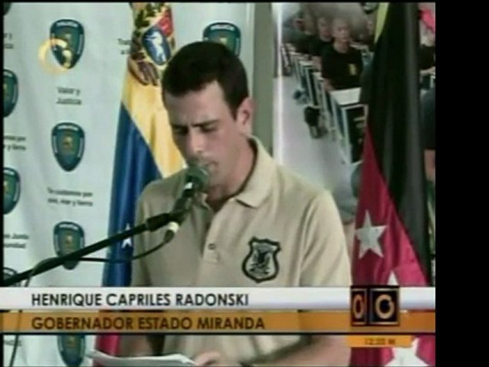 Enrique Capriles Radonsky, Gob. de Miranda, critica los oper
