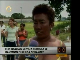 Familiares de los 1147 reos de Vista Hermosa que hacen huelg