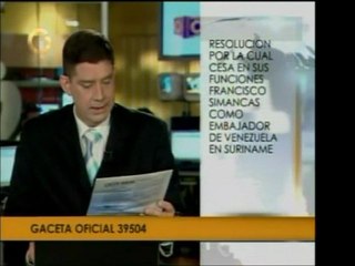Gaceta Oficial de hoy, 8 de septiembre, designa a Nicolás Ma