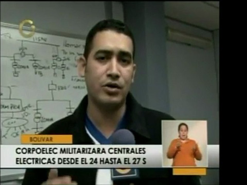 Las intalaciones de CADAFE en Bolívar serán militarizadas de