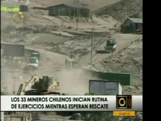 Los mineros atrapados bajo 700 m de tierra en Chile comenzar