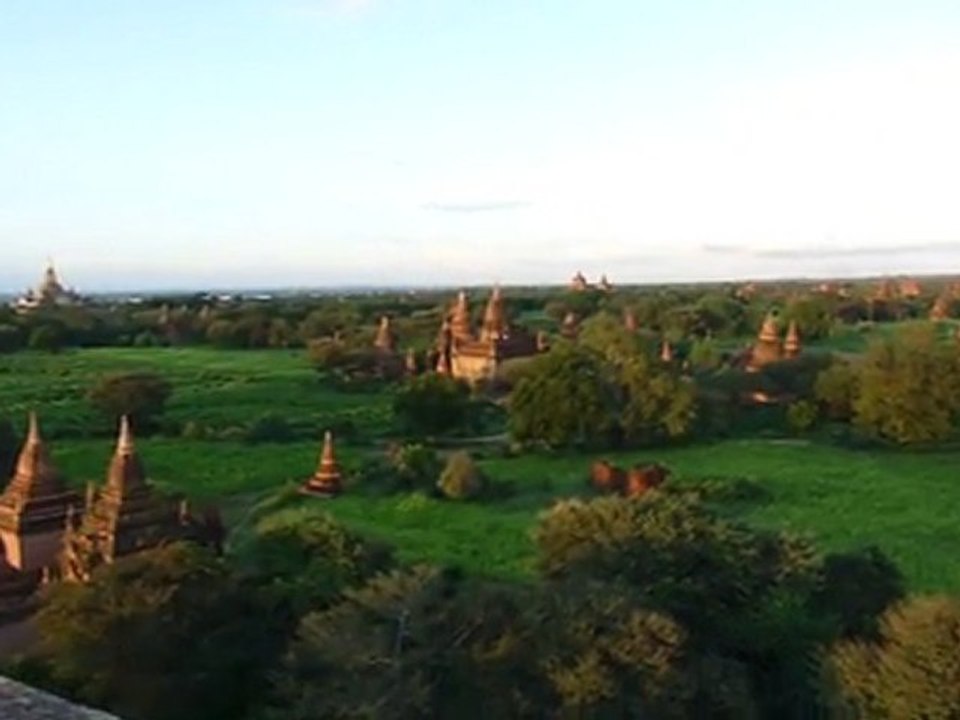Panorama vidéo des temples de Bagan