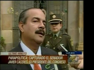 El ex senador y ex pdte. del congreso colombiano, Javier Các