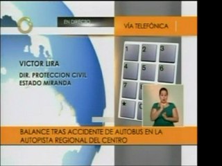 Director de Protección Civil de Miranda, Víctor Lira, da el