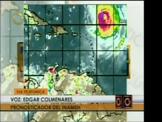 Pronóstico del INAMEH sobre el clima en todo el territorio n