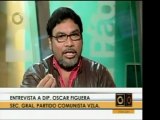 Dip. Oscar Figuera, Secretario General del PCV; asegura que