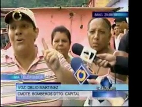 El director de los Bomberos del Distrito Capital informó que
