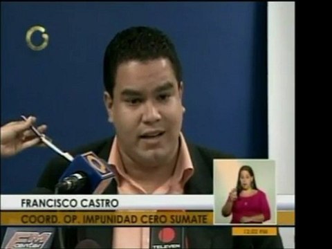 SUMATE activará dos operativos a nivel nacional: Impunidad c