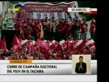 Nicolás Maduro, en los actos de clausura de campaña del PSUV