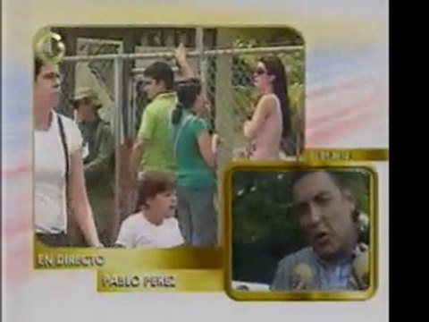 El gobernador del estado Zulia, Pablo Perez, se mostró anima