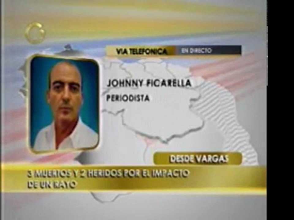 Tres muertos y dos heridos por el impacto de un rayo en el e