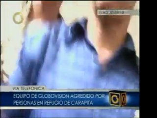 Equipo de Globovisión fue atacado mientras cubría acto de as