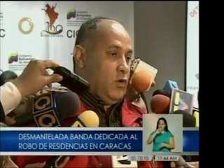 Comisario del CICPC Wilmer Flores Trossel informa de la reso