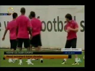 El futbolista argentino Leonel Messi continúa recibiendo pre