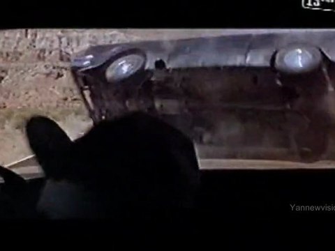 THE CAR - Cops car crash (Lincoln Mk3 1971 by George Barris) 1977