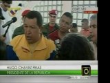 El Primer Mandatario venezolano, Hugo Chavez, reaccionó a la