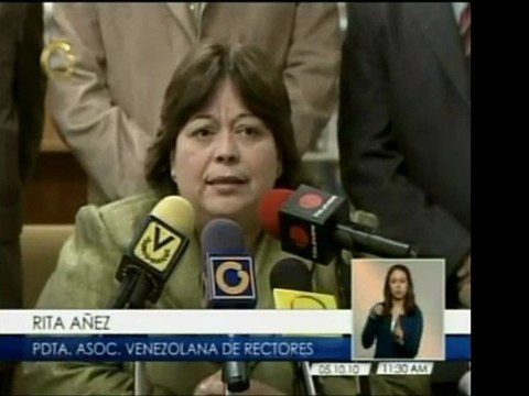 La Asoc. Venezolana de Rectores dice que las universidades p