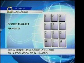En Anzoátegui el ex canciller Luis Alfonso Dávila sufrió un
