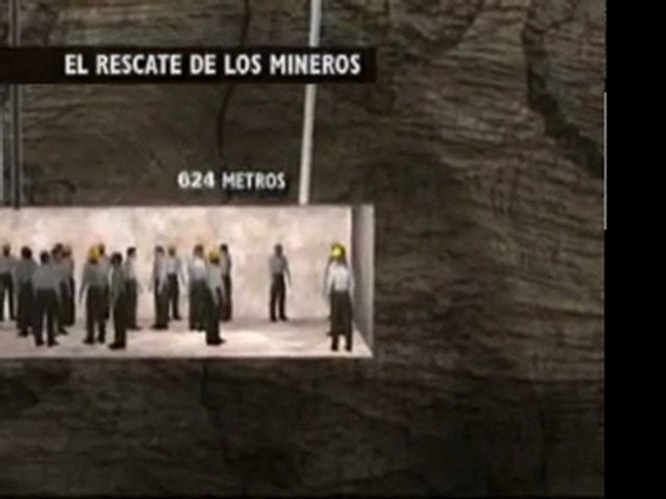 Plan de rescate de mineros atrapados en Chile