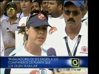 Trabajadores de EFE piden a sus compañeros de trabajos que p