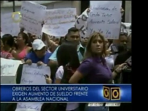 Federación Nacional de Obreros Universitarios acuden a la As