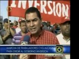 Trabajadores de CVG Alcasa marchan en Bolívar para exigir al