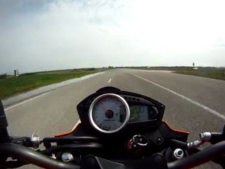 Kawasaki Z750  0-200km/h gopro HD